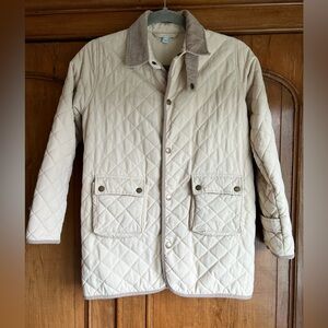 Marie Chantal Beige Quilted Jacket